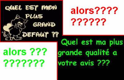 Défault vs qualitées